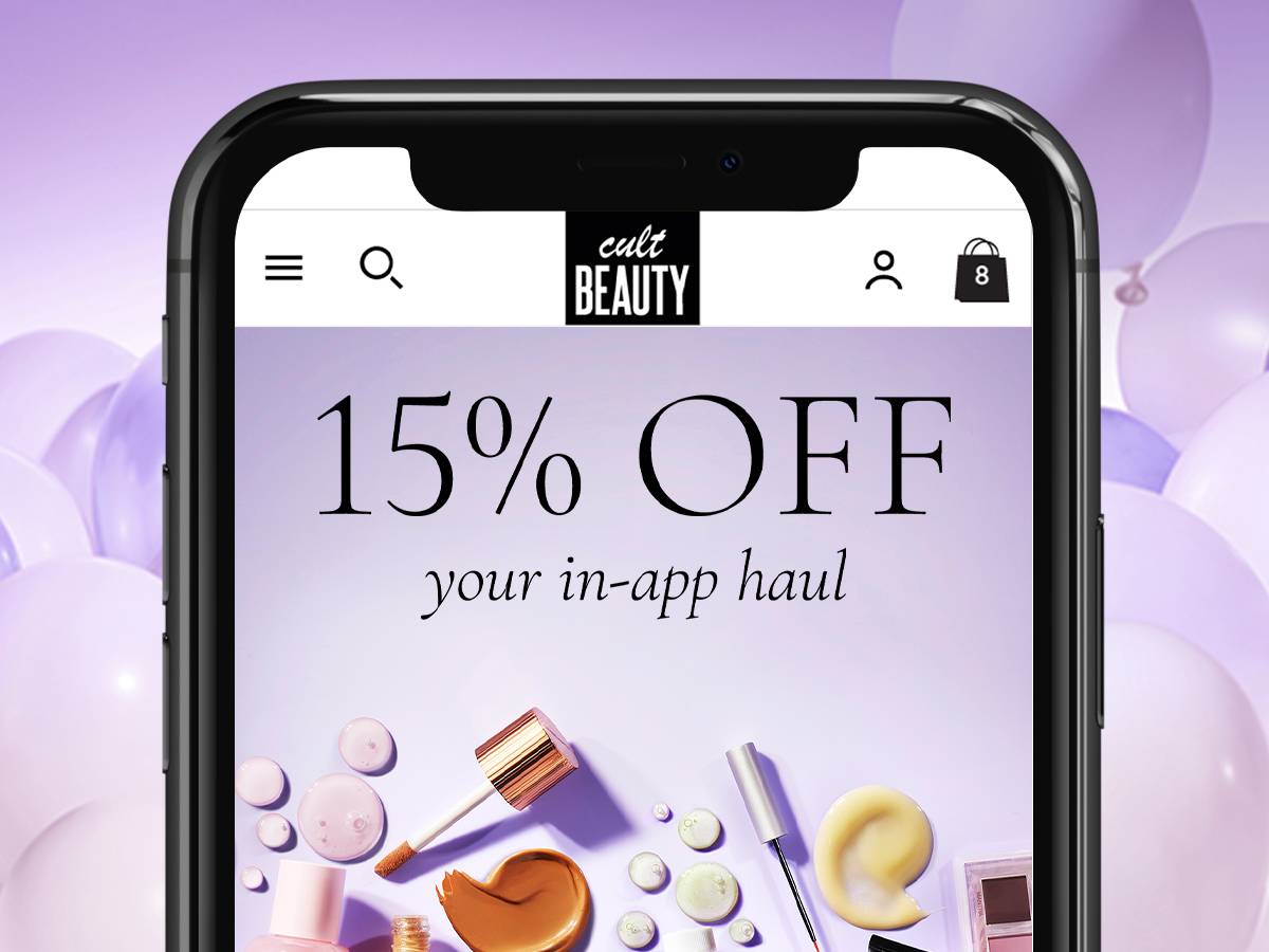 15% OFF (ALMOST) EVERYTHING IN THE APP